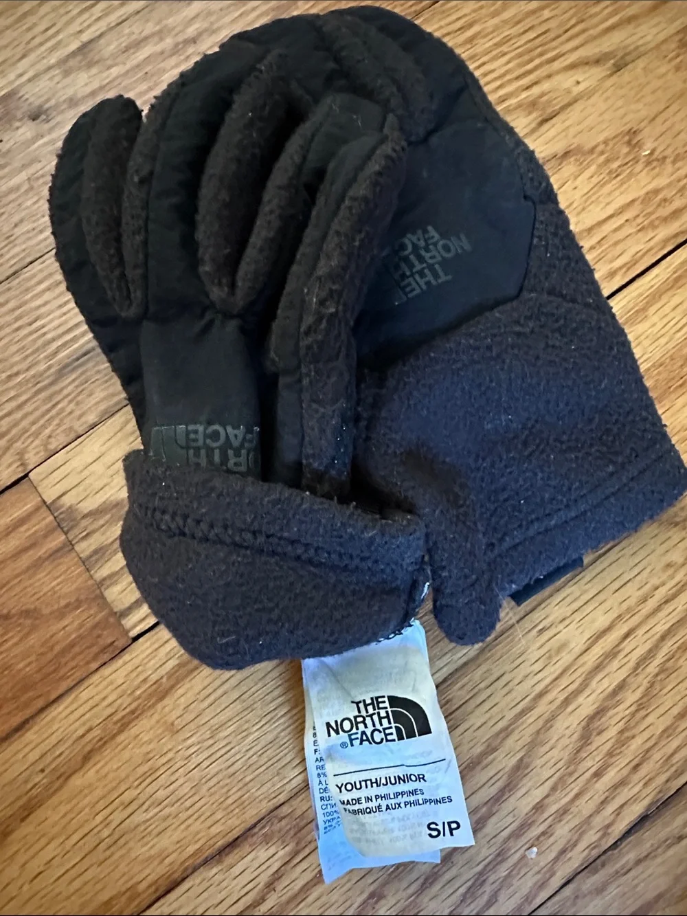 Kids S REI & TNF gloves - 2 pairs